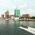 Lagos skyline and lagoon